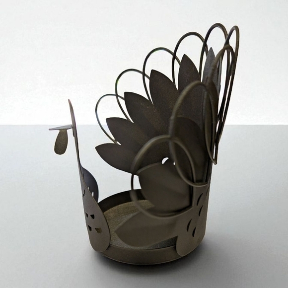 Yankee Candle Turkey Leaves Jar Candle Holder for Medium or Large Jars (New) - Picture 4 of 7